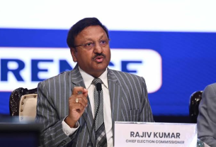 Chief Election Commissioner of India Rajiv Kumar resigned