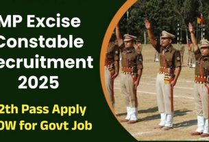 MPESB released Excise Constable Recruitment 2025